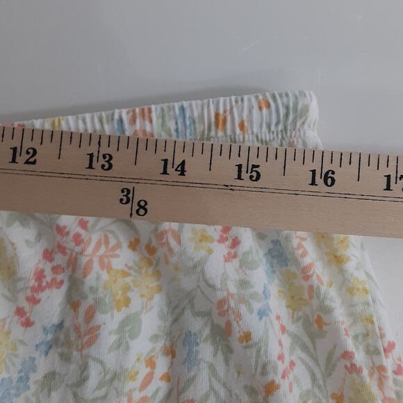 Lauren Ralph Lauren Black Label Pajama Set L Bermuda Shorts Notch Collar Floral - Picture 13 of 16